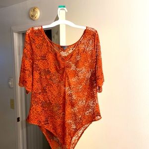 Orange Bodysuit